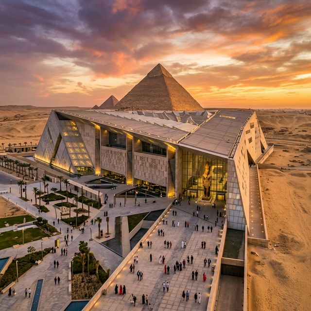 Grand Egyptian Museum — museum interior